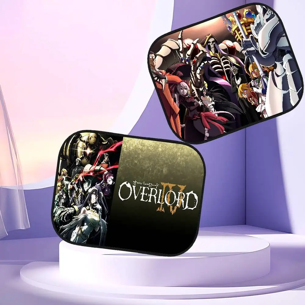 أنيمي O-Overlords الجانب نافذة الشمسيات سيارة فيلم الجانب نافذة Saunshades الزجاج الأمامي السيارات نافذة ظلة غطاء للأطفال الطفل