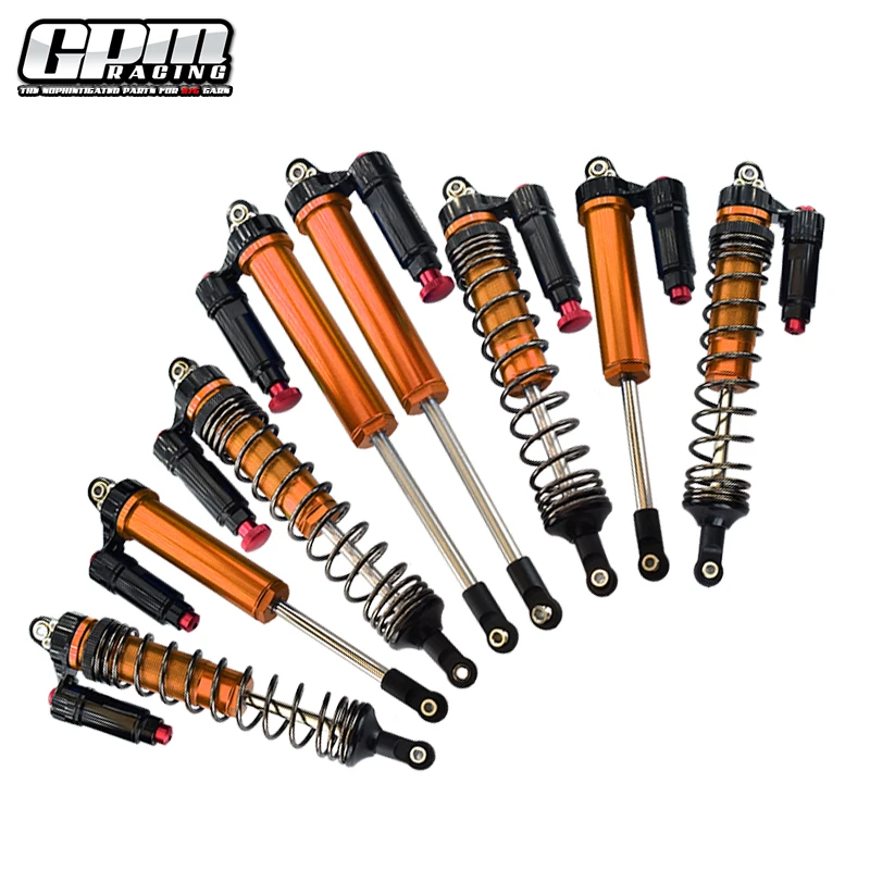 GPM 6061 Legering L-vorm Piggy Back Voor- en Achterdemperset voor TRAXXAS 1/7 UDR RACER-85076-4