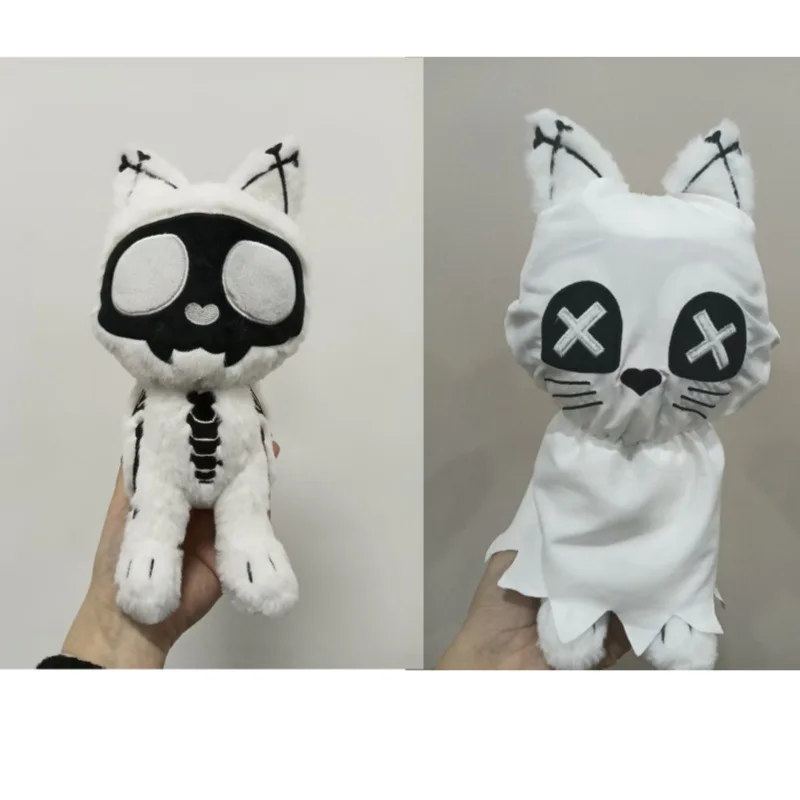 

Halloween Ghost Cat Plush Toy Cute Animals Doll Cartoon Soft Dolls for Home Decor Children's Birthday Gift Doll