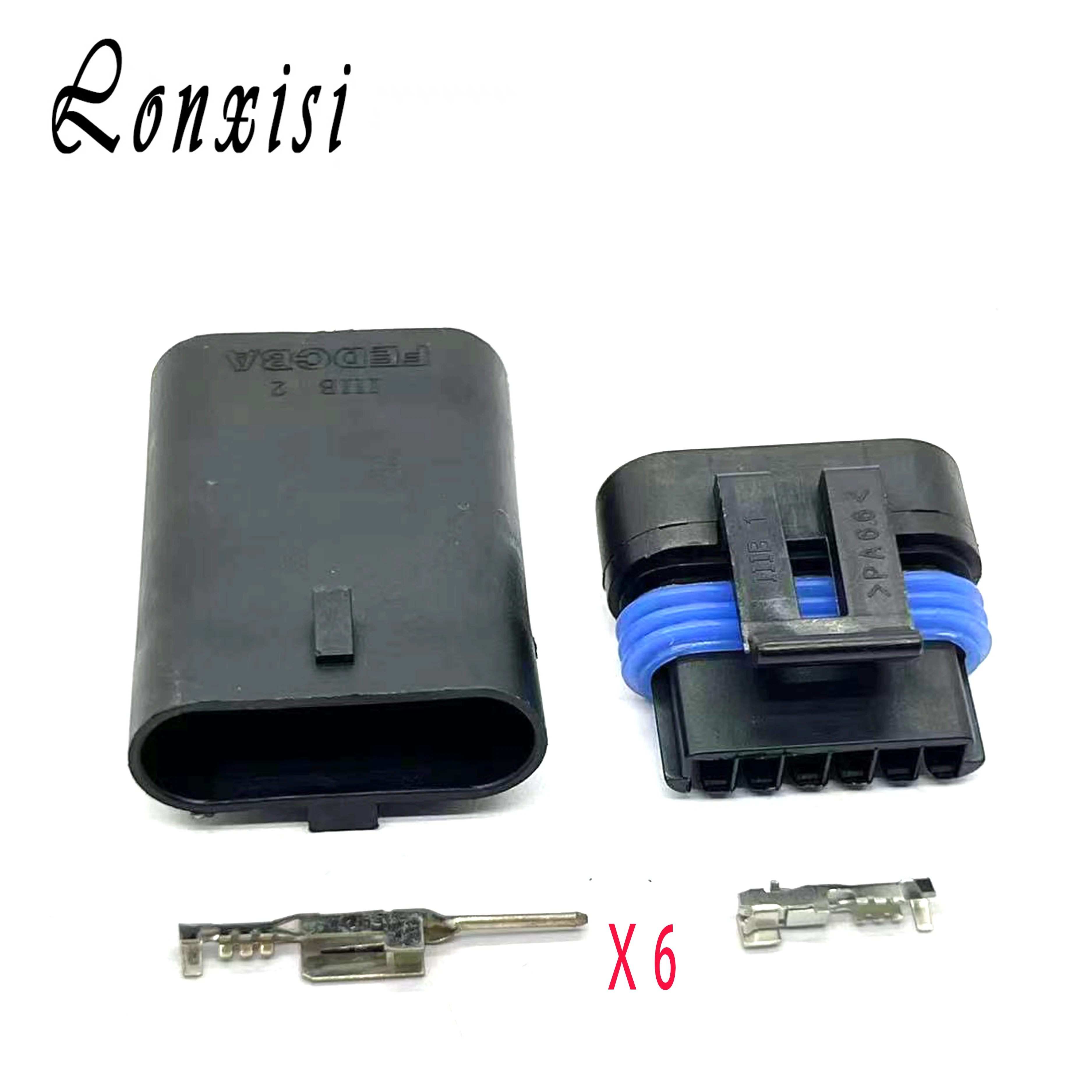 

1/5/10/20 Sets 6 Pin 12066317 Automotive Waterproof Connector Male Female Electronic Accelerator Pedal Plug Connectors