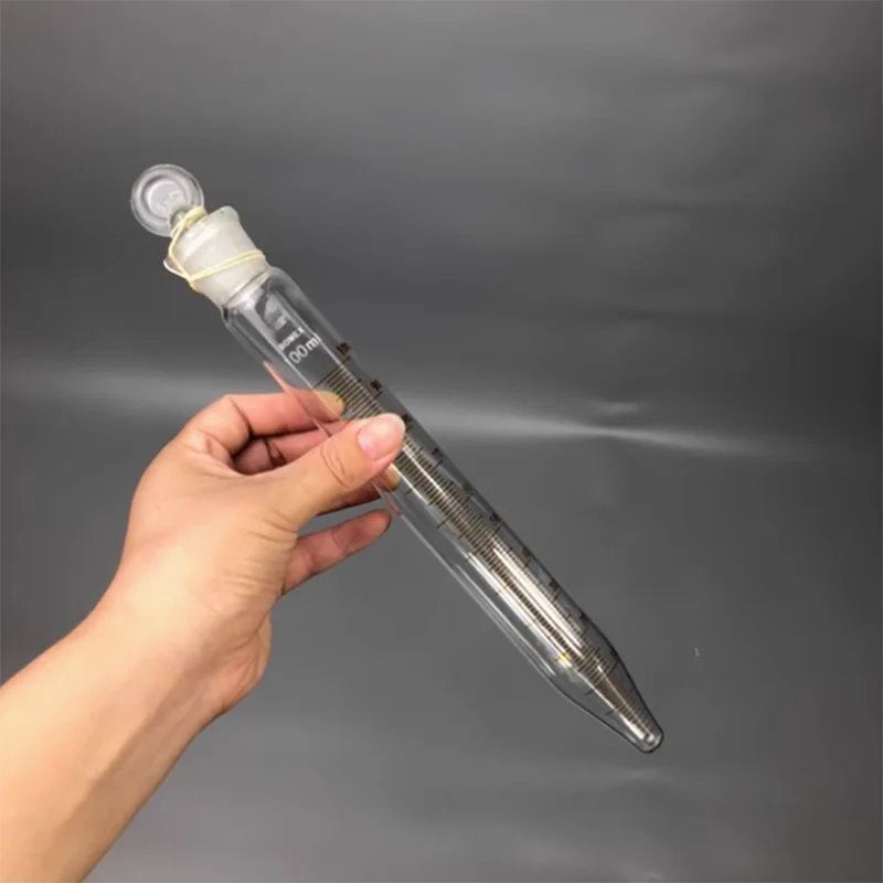 tube-centrifuge-a-fond-de-pointe-de-petrole-bouchon-d'echelle-conique-en-verre-tube-centrifuge-de-100ml-bouchon-en-verre-depoli