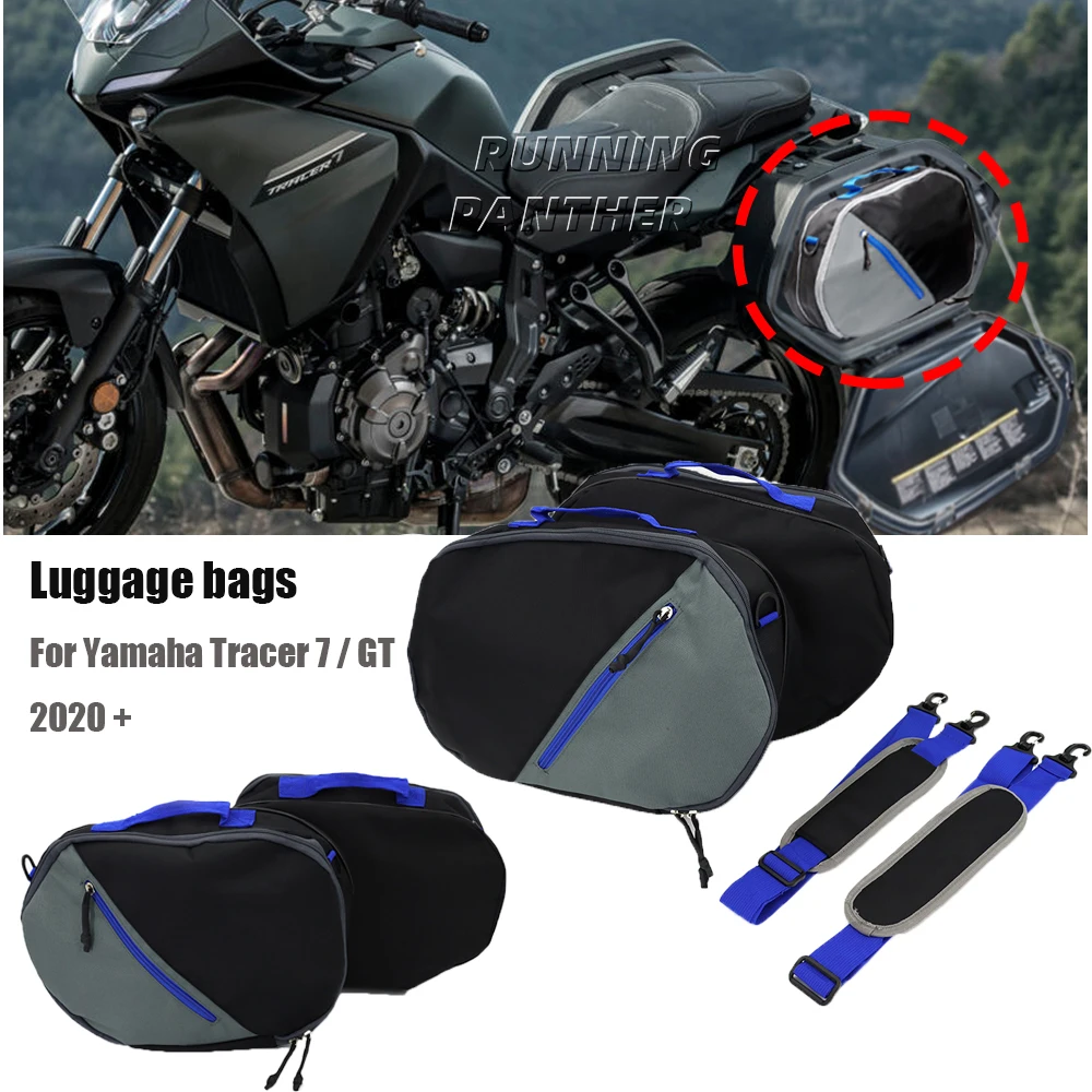 

For Yamaha Tracer 7 TRACER 700 GT Tracer7 Saddle Bags luggage bags motorcycle side luggage bag saddle liner bag 2020 2021 2022