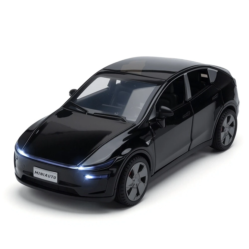 1:32 Mode Y Gesimuleerde metalen nieuwe-energie speelgoedauto met geluid en licht, pull-back kinderspeelgoed cadeau - afbeelding 2