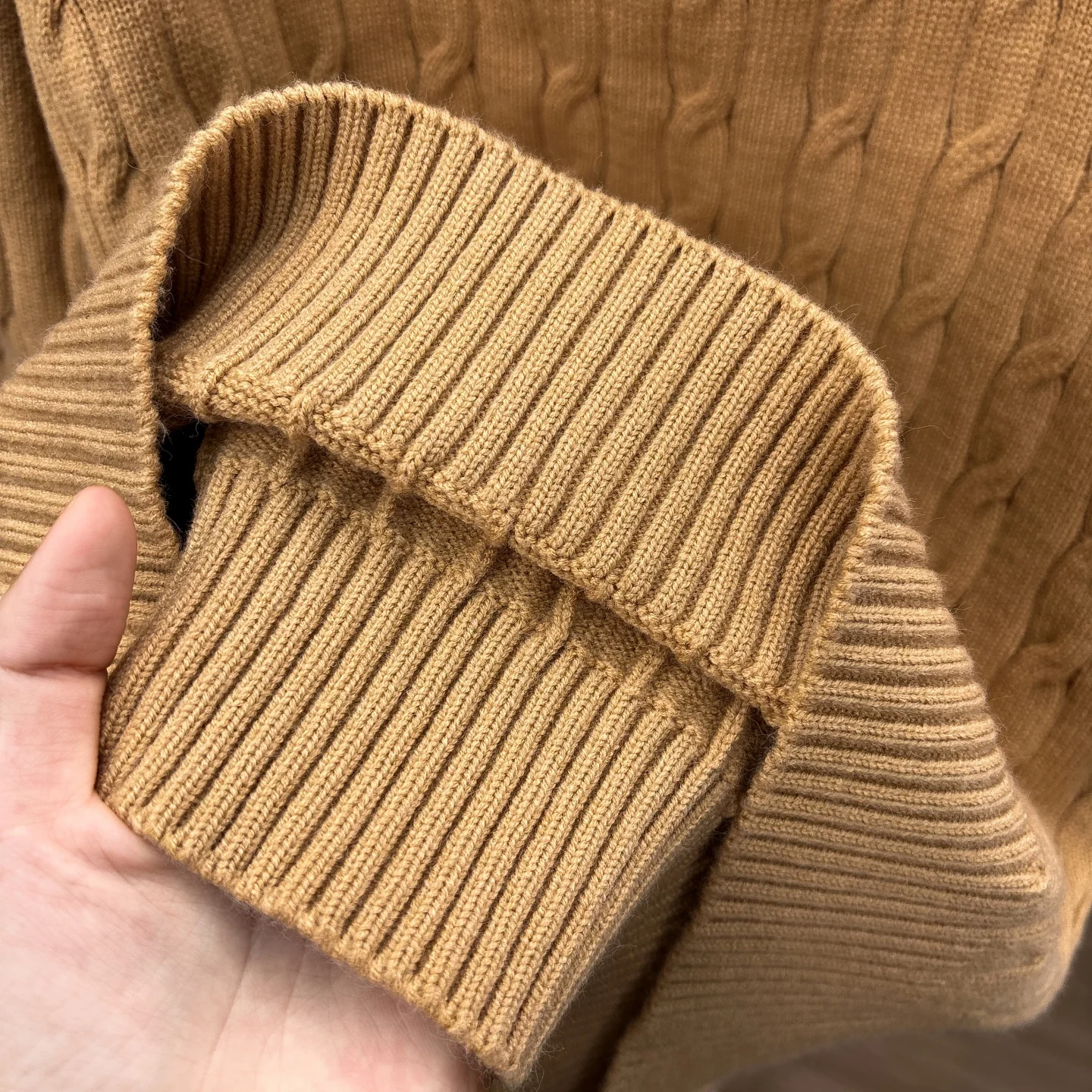 Hochwertige Mode Reißverschluss Kragen Pullover Männer Persönlichkeit Zipper Luxusmarke Pony Stickerei Herbst Winter Warm Stricken Sweater – Detail 26