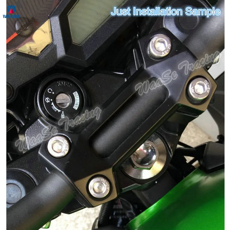 waase For Kawasaki Z800 Z 800 ABS 2013 2014 2015 2016 2017 2018 2019 Handlebar Bar Riser Increase Height 30mm Bracket Kit