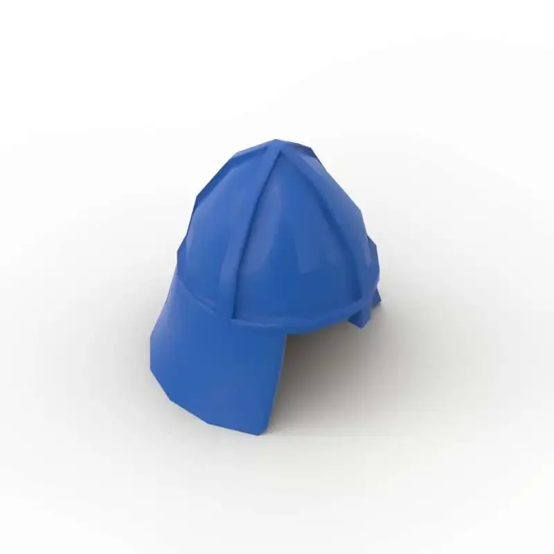 MOC 10PCS Puzzle Particle 3844 Helmet Castle Building Blocks Kit Soldier Hat Head Protection Part Bricks Toy Gift Dropshipping