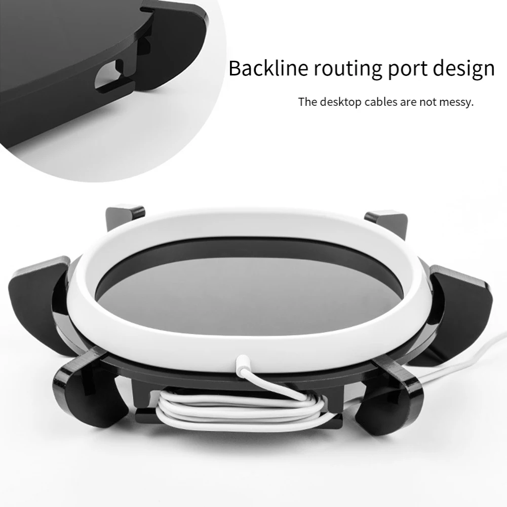 

Acrylic Display Rack For Sonos Move Speaker Save Space Speaker Storage Base Black Transparent Desktop Spraker Bracket