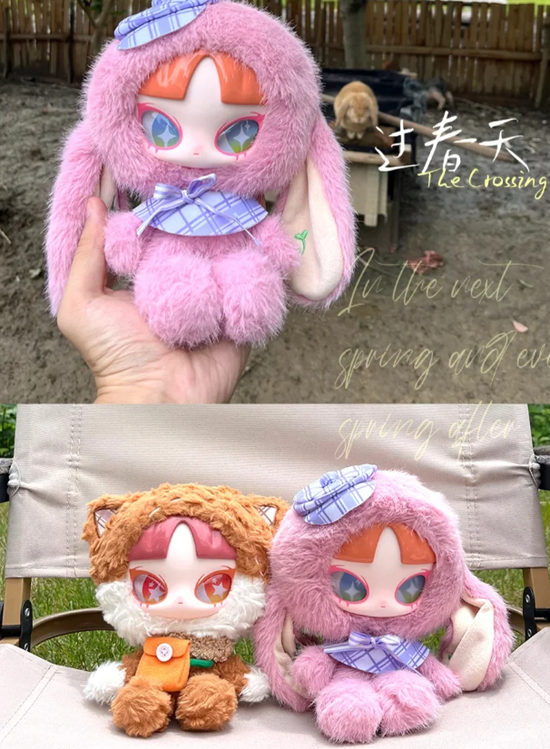 متوفر في المخزون، موسيقى INN الأصلية من خلال سلسلة الربيع، صندوق أعمى، قبعة يمكن ارتداؤها، هدية تمثال مبتكرة للفتيات