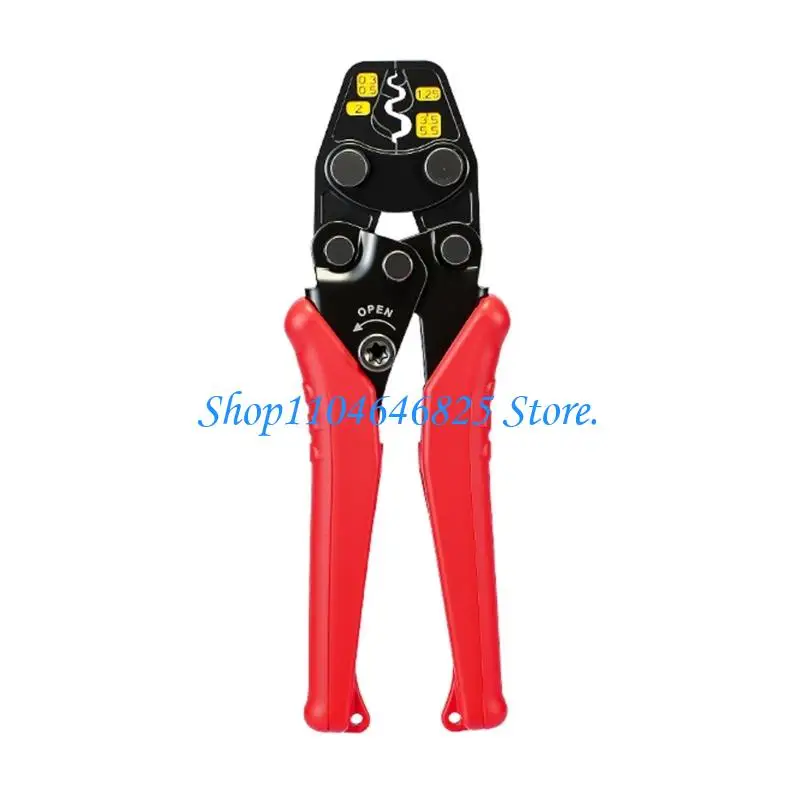 High Accuracy Ratchet Cable Crimper For 0 3Mm² To 5 5Mm² Wire Electrical Tool For Home And Auto Repairs