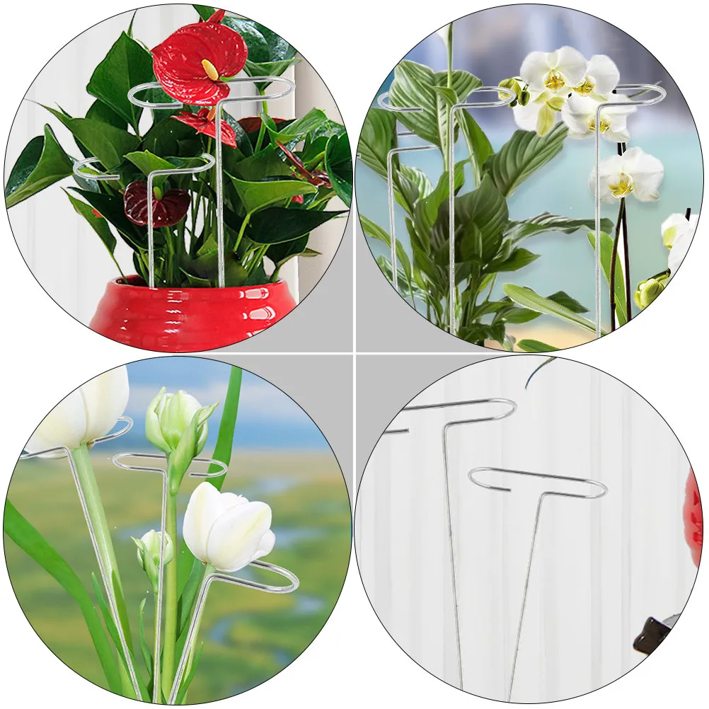 

4Pcs Plant Climbing Racks Metal Rack for Plant Support Stakes Growing Vine Stand Elegant Flower Support Frame Gardening Supplies