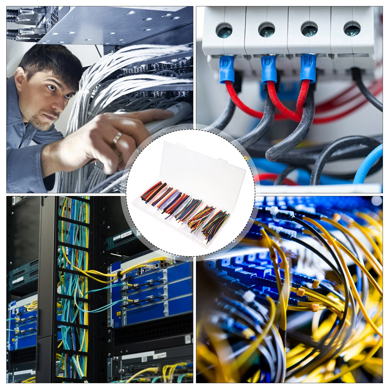 

1 Set Colorful Heat Shrink Tubing Premium Silicone Rubber Waterproof Insulated Cable Protection For Soldering Diy Electrical