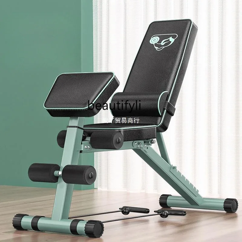 

Dumbbell stool Home fitness chair Sit-ups Auxiliary equipment Multifunctional folding bench press