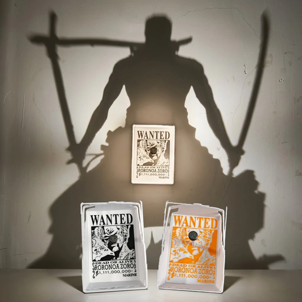 

Настенный светильник Bandai One Piece Zoro, аниме-фигурка, ночник Roronoa, модель, коллекционные игрушки Dragon Ball, подарок для детей