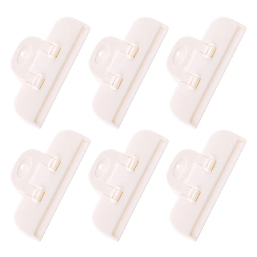 6Pcs Food Sealing Clips Premium Snack Bag Clamps Reusable Tight Grip Clamps for Crispy Snacks Home Office Kitchen Organization