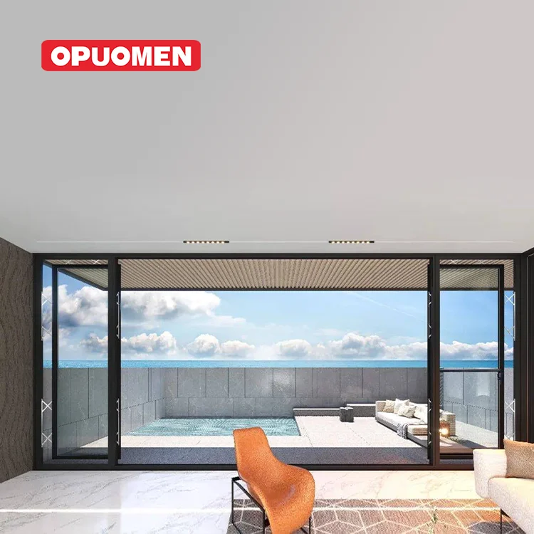 Custom Villa House Project Window and Door Thermal Break Insulated Window Soundproof Double Glazed Aluminum Casement Windows