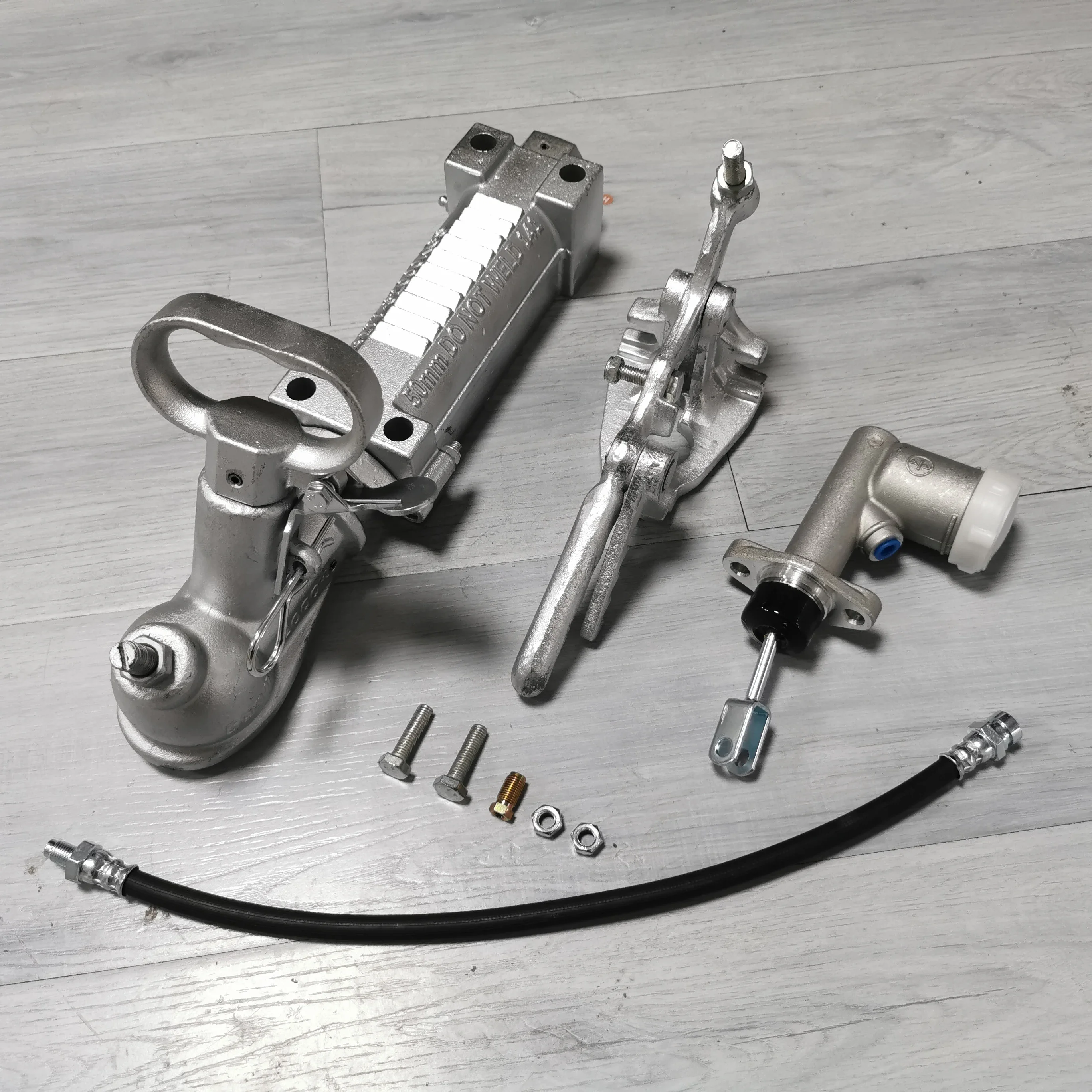Hydraulic Override Coupling Trailer Hitch Ball 50mm Master Cylinder Brake RV Parts Camper Accessories Caravan Components