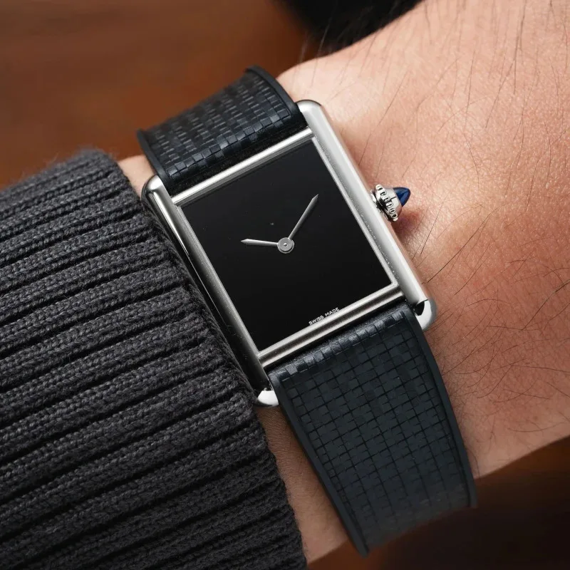 ロレックス-サントス-オメガ-カルティエ-iwc-ラバー-ウォッチバンド-クイックリリース-ブレスレット-18-19-20-21-22-23-24mm-全サイズ-モザイク-ウォッチストラップ