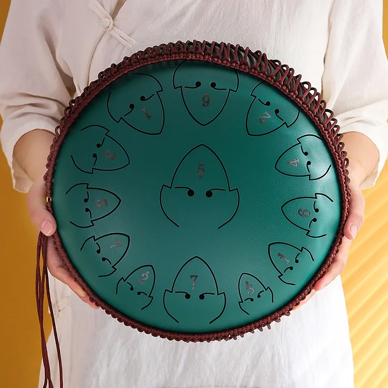13-tone 12-inch Beginner Hand Plate Steel Tongue Color Empty Drum Music Worry-free Drum