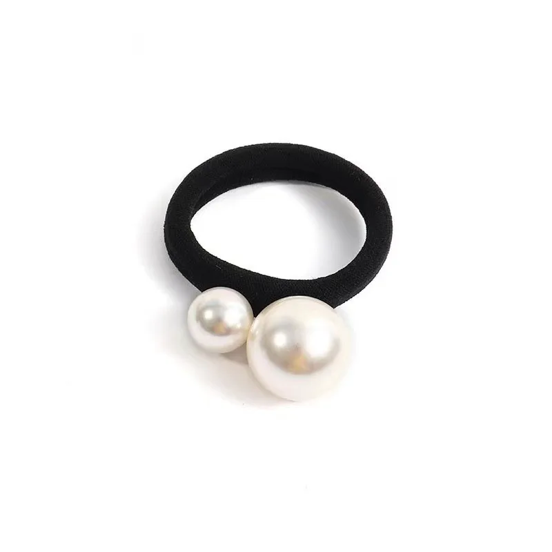 3Ppcs/Set Fashion Artificial pearl Hair ring  For Women Girls High elasticity durable Hair rope Hair Accessories