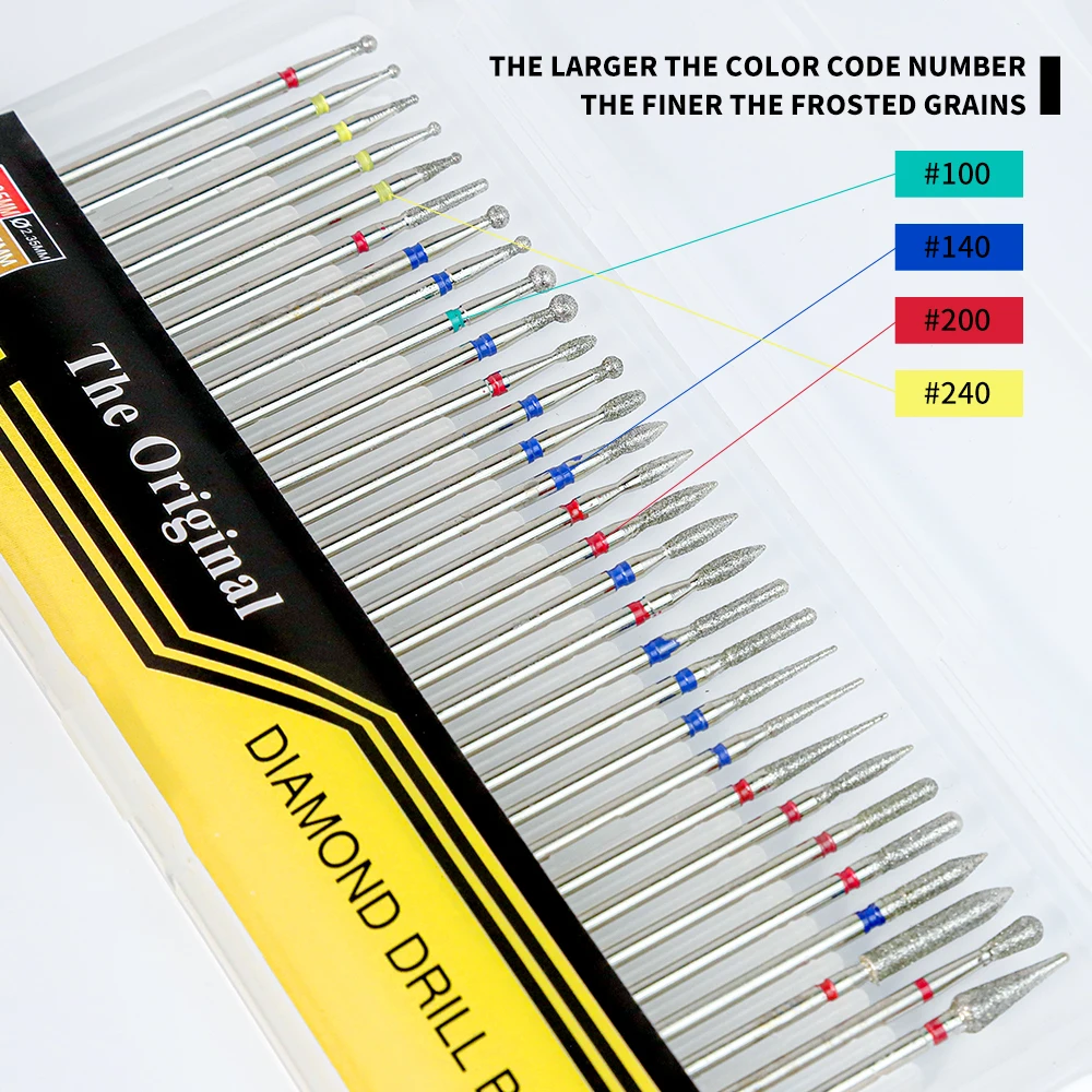 30/12 قطعة لقمة ثقب الأظافر قاطعة المطحنة ملف عازلة للأظافر جل تلميع إزالة الأظافر الكهربائية الحفر ملحق للتقليم #4