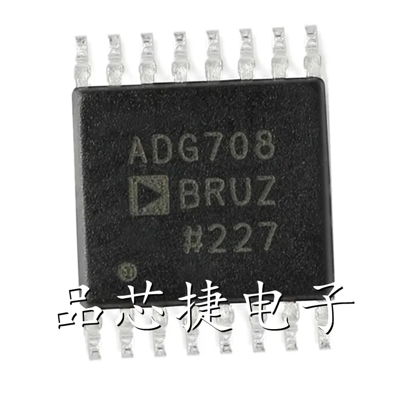 

10pcs/Lot ADG708BRUZ-REEL7 Marking ADG708BRUZ TSSOP-16 CMOS, Low Voltage 4-/8-Channel Multiplexers