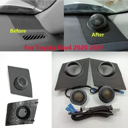 For Toyota Rav4 Rav 4 2020-2024 Car Interior Front Dashboard Speaker Tweeter Audio Cover Cap Trim Panel Lid Modified
