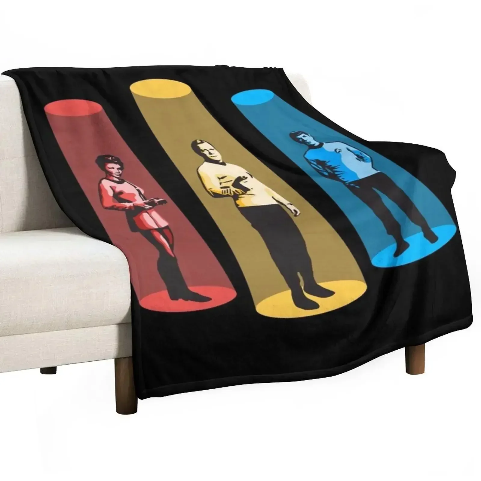 Beam Me Up, Scotty Throw Blanket Winter beds warm winter Blankets