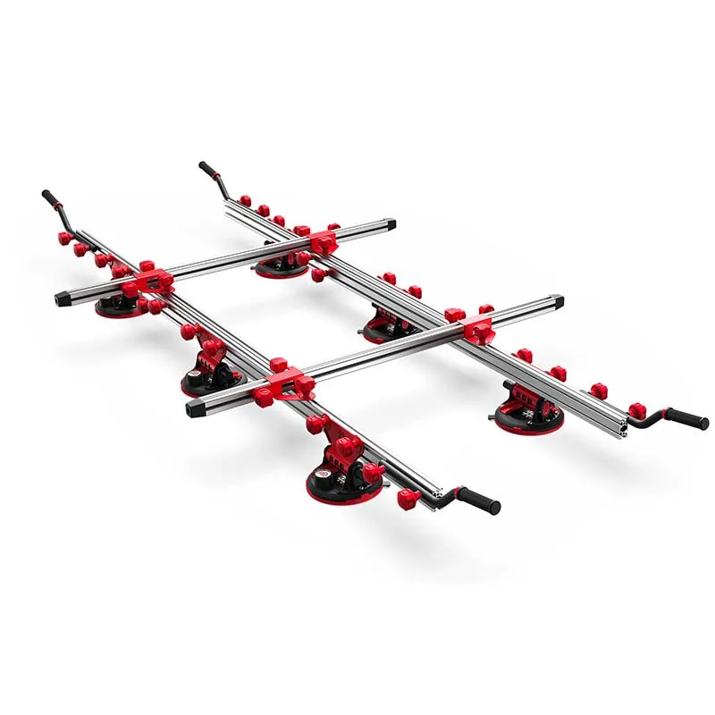 Aliexpress Hot Sale Large Format Tile Lifting Frame with Vacuum Suction Cups Manual Carrying and Transfer System for Heavy Tile