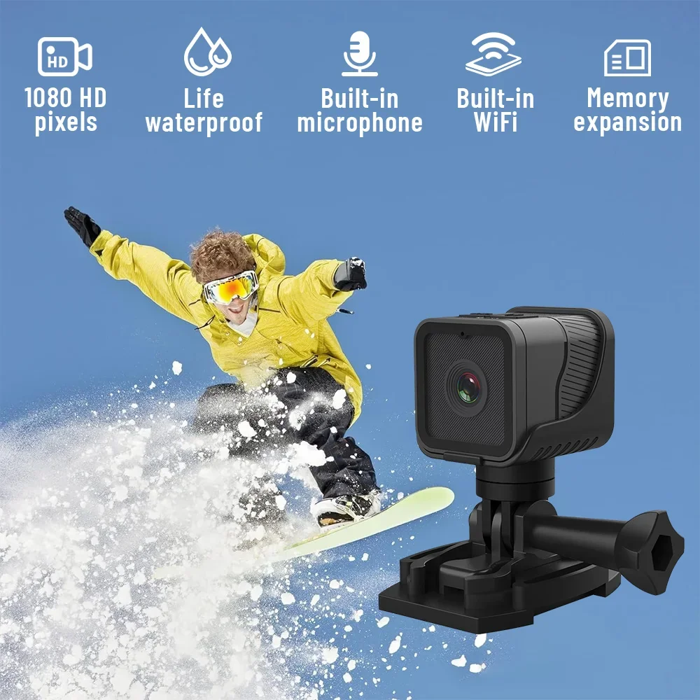 Z03 1080p HD Sports DV Built-in WIFI Distance 15M Life Waterproof Camera Wide-angle Video Free Installation Easy To Carry Out