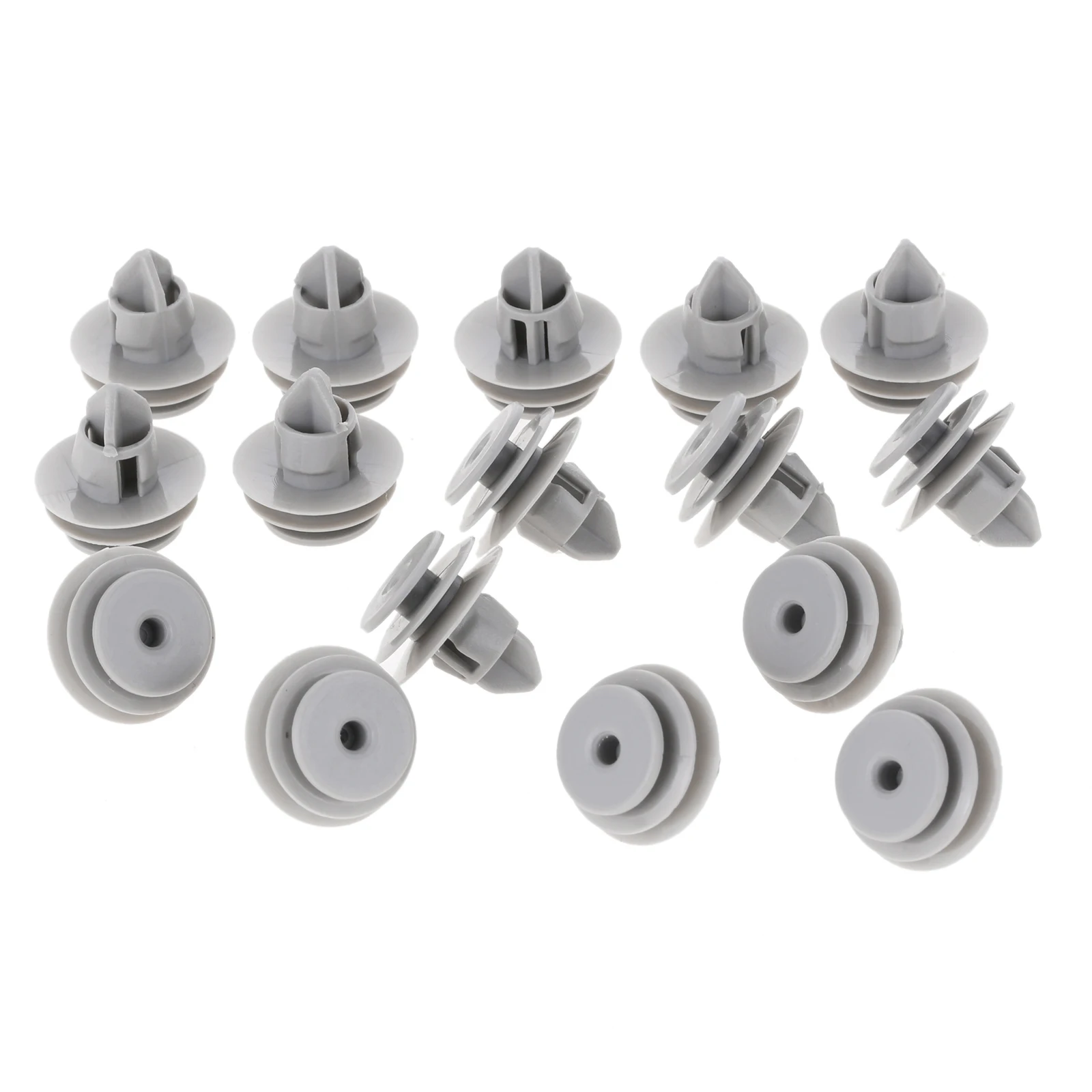 50Pc Interior Door Card Panel Grey Trim Clips 91560-slj-j01 for Honda Civic CR-V Accord Jazz Clips for Attaching Door Panel Trim