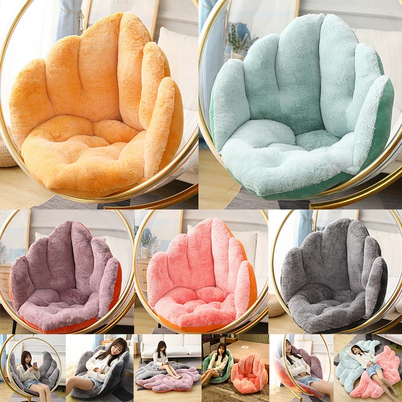 Cartoon Angel Wings Plushie Cushion Stuffed Soft Surround Waist Protection Pillow Seat Home Office Chair Home Decor Cojin