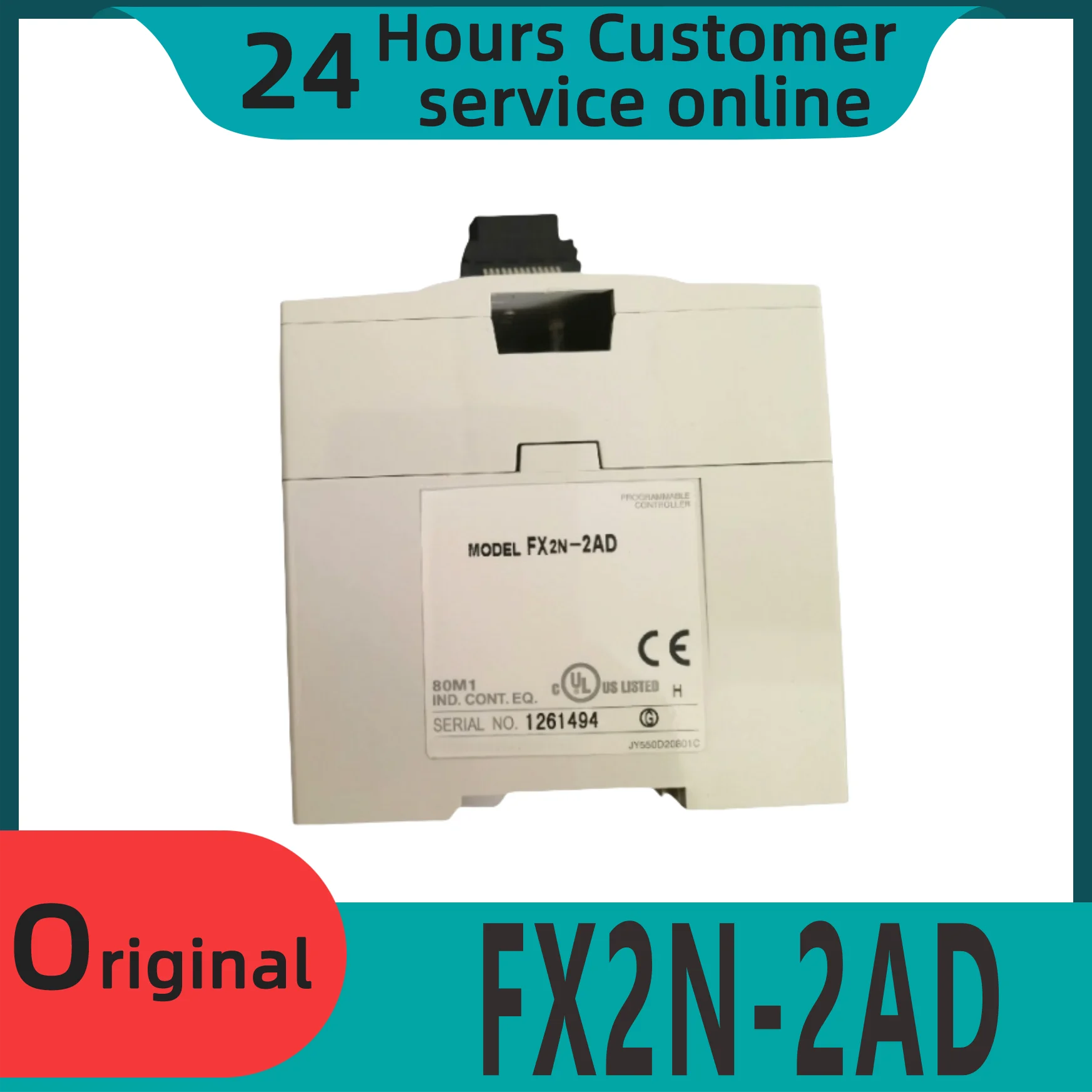 

Brand new original module FX2N-2AD FX2N-2DA FX2N-4AD FX2N-4DA