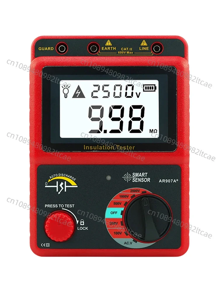 

Megameter 500V High Voltage Electronic Shaker 1000V Resistance Meter 2500V Insulation Resistance Tester