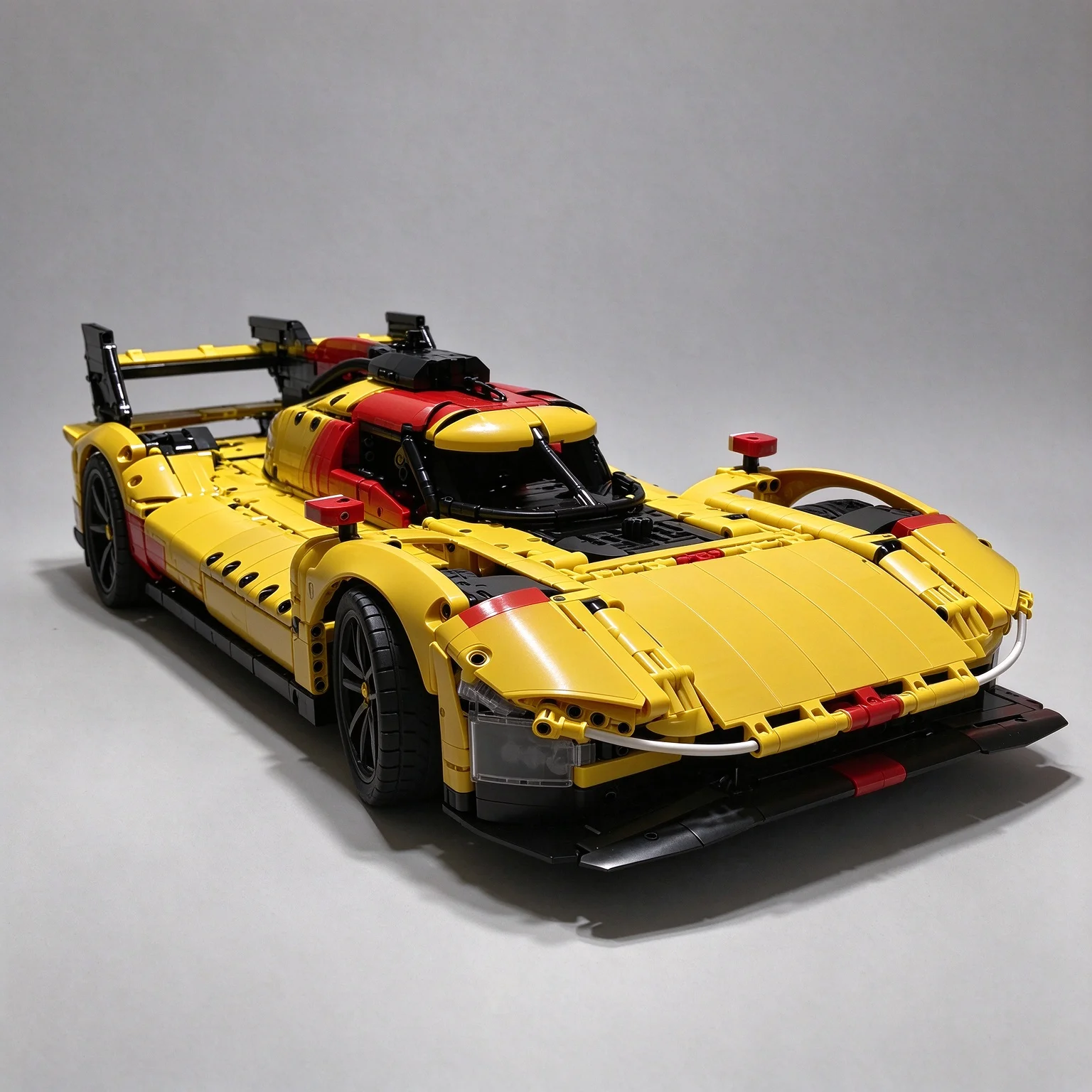 Poladeer MOC Hypercar 499P AF Corse no.83 1:8 Scale (2025 LeMans winner) Building Blocks Assembly Model Toy Brick Holiday Gifts
