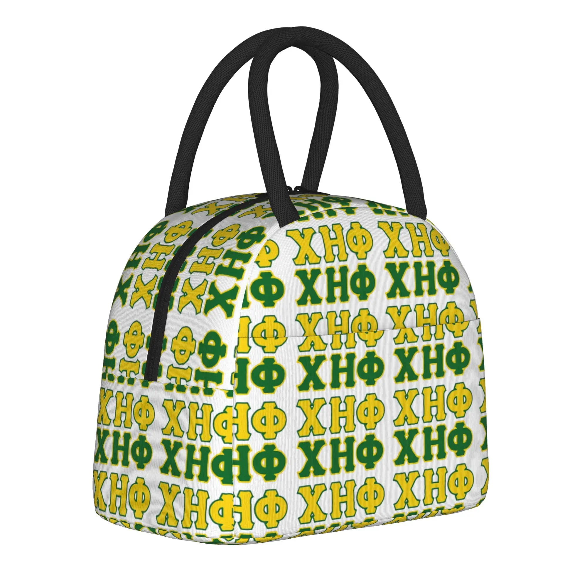 CHI ETA PHI Sorority Nurse 1932 Lunch Bag  Portable Lunch Box Child Office Graphic Cooler Bag Casual Oxford Thermal Tote Handbag
