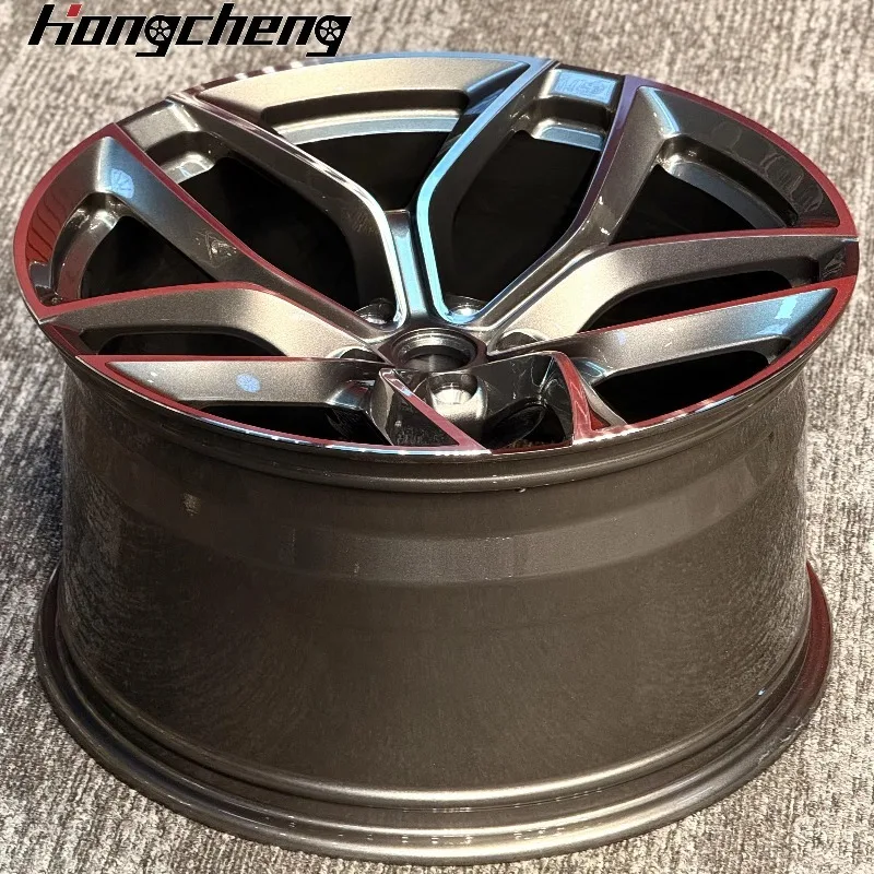 【2026】Passenger Cars Rims 16 17 18 19 20 21 22 Inch 5x112 5x114.3 5x120 5x130 Monoblock Deep Concave Gun Grey Wheel For Audi