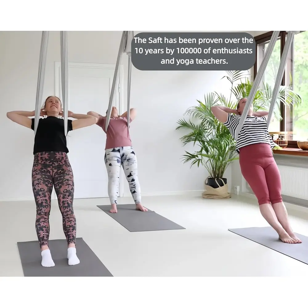 Yoga Inversion Hammock and Swing Kit for Strength Training and Inversions