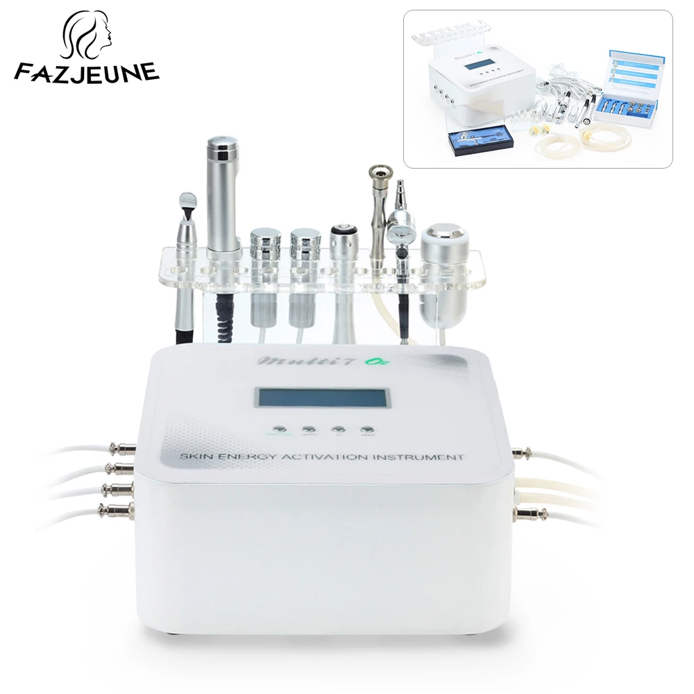 8 IN 1 Facial Eye Skin Care Device Microdermabrasion Machine  Skin Lifting Water Spray Dermabrasion Machine Wrinkle Removing