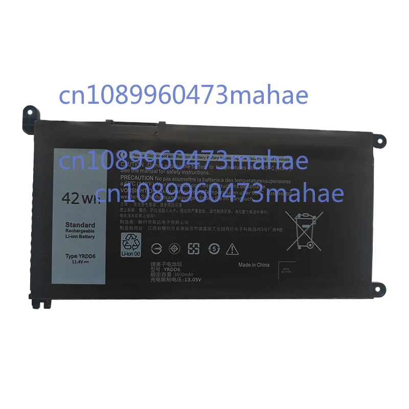 بطارية YRDD6 جديدة لأجهزة الكمبيوتر المحمول Dell Vostro 3491 3501 3590 3490 3591 5490 5581 5481 3400 3401 3405 3500 Latitude 3300 3401 3379