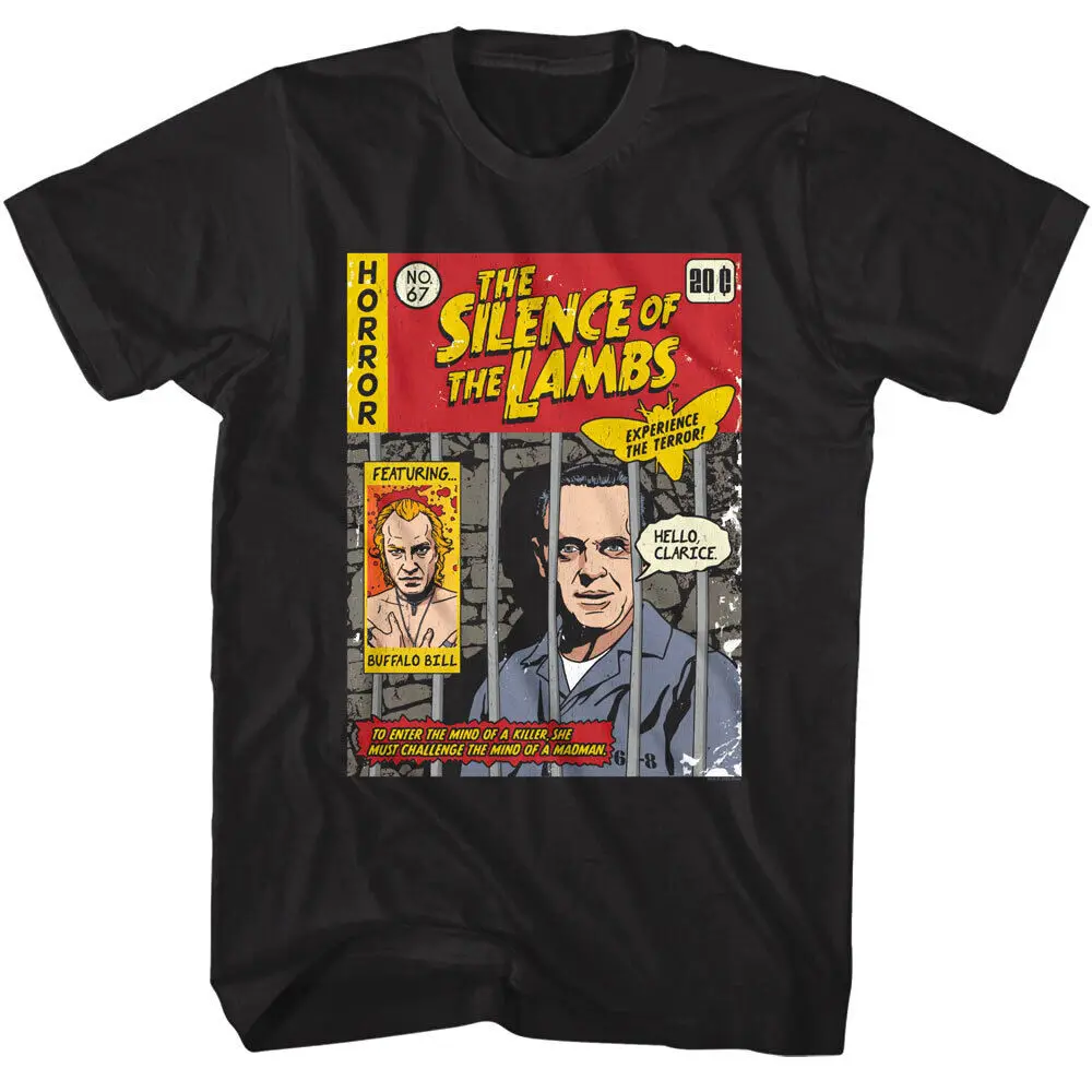 Silence Of The Lambs Comic Book Cover Men'S T Shirt Hannibal Lecter Experience