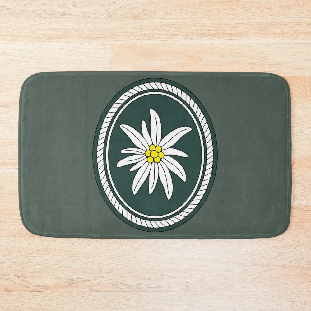 

1st Mountain Division - 1. Gebirgsdivision (German Bundeswehr - Historical) Bath Mat Bathroom Accessories Sets Mat
