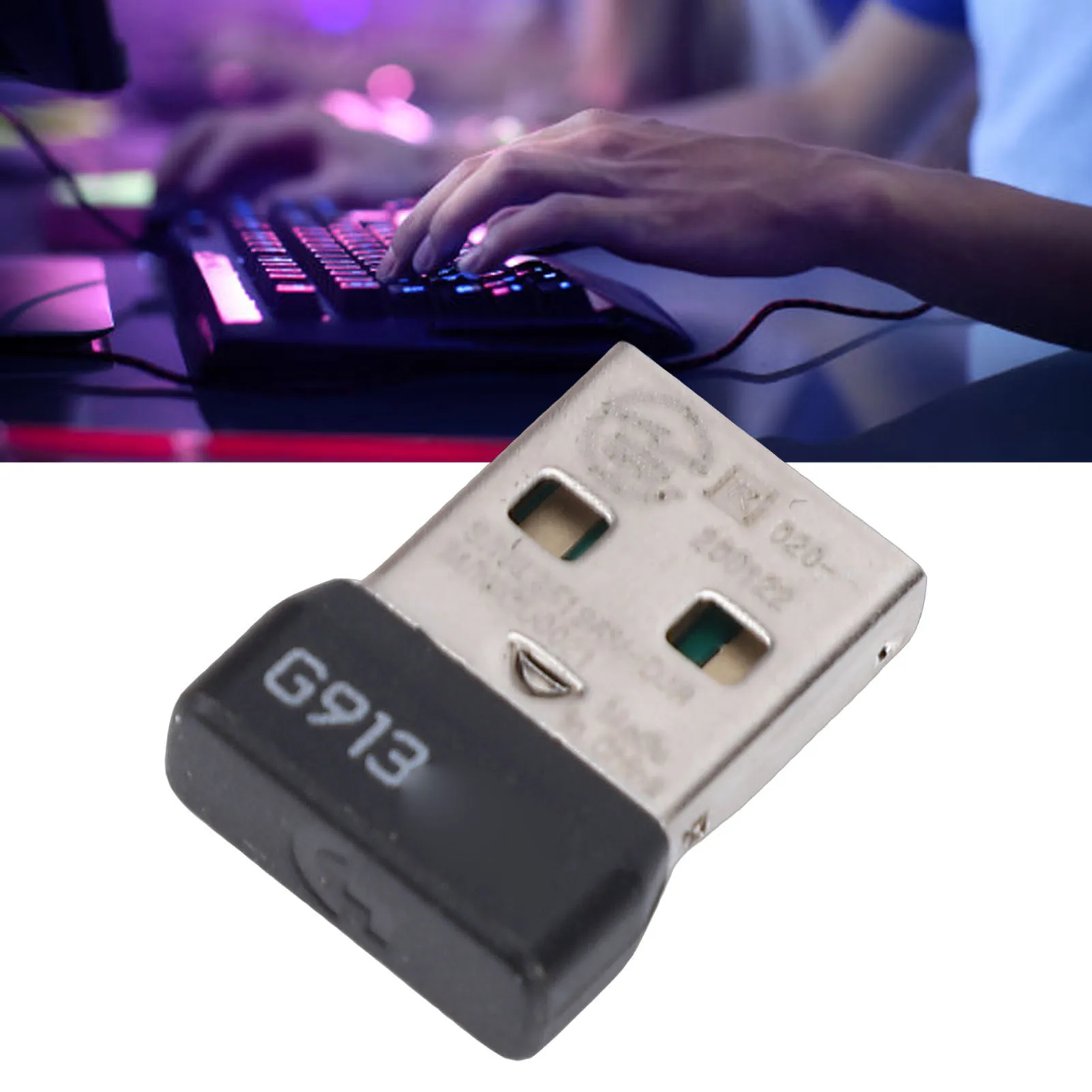 

USB Dongle Mouse Receiver USB Receiver Adapter Fit for Logitech G913 TKL G915 TKL Mouse 2.4G Wireless Mouse USB Dongle Receiver