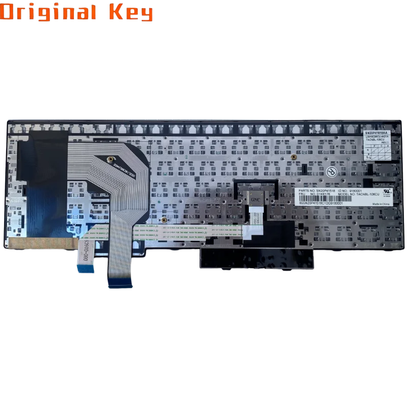 

Клавиатура NDC BR RU NL черная без подсветки для Thinkpad T570 T580 P51s P52s 01EN968 01EN932 01EN951 01EN947 01EN948