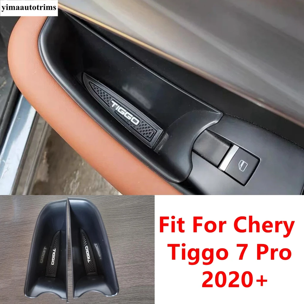 

For Chery Tiggo 7 Pro 2020 - 2023 Front Door Armrest Storage Box Pallet Container Phone Case Holder Car Accessories Interior Kit