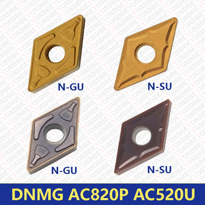 DNMG DNMG150408 DNMG150404N-GU-EX DNMG150408N-GU-SU-MU-UX DNMG150608N-GU AC820P AC830P AC520U Carbide Inserts Original Cutter