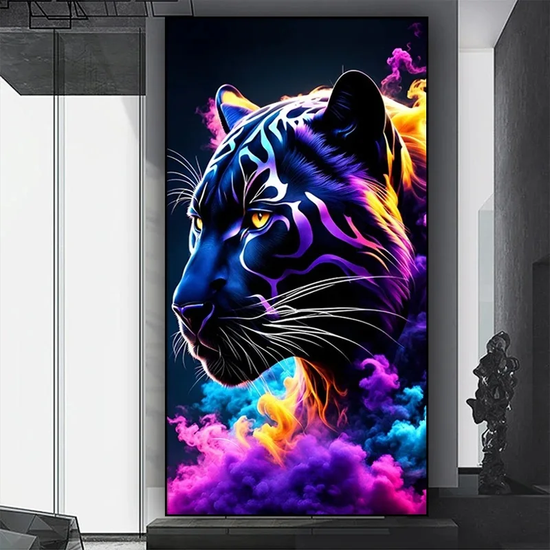 Amazing Black Panther Mystery and Majesty in One Diy Diamond Painting New 2024 Full Diamond Mosaic Cross Stitch Kits Home Decor