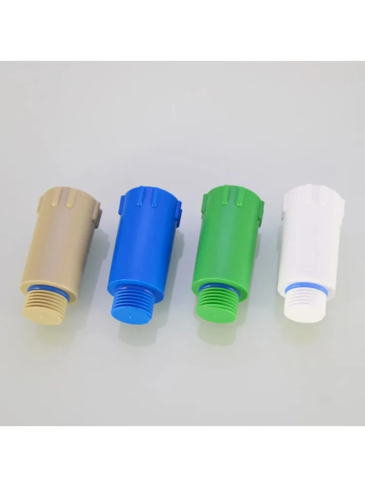 Bouchon de tuyau en PPR allongé, 1/2 pouces, anneau d'étanchéité en caoutchouc, raccord de tuyau d'eau 20mm DN15, blanc/bleu/gris/vert, 1 à 10 pièces