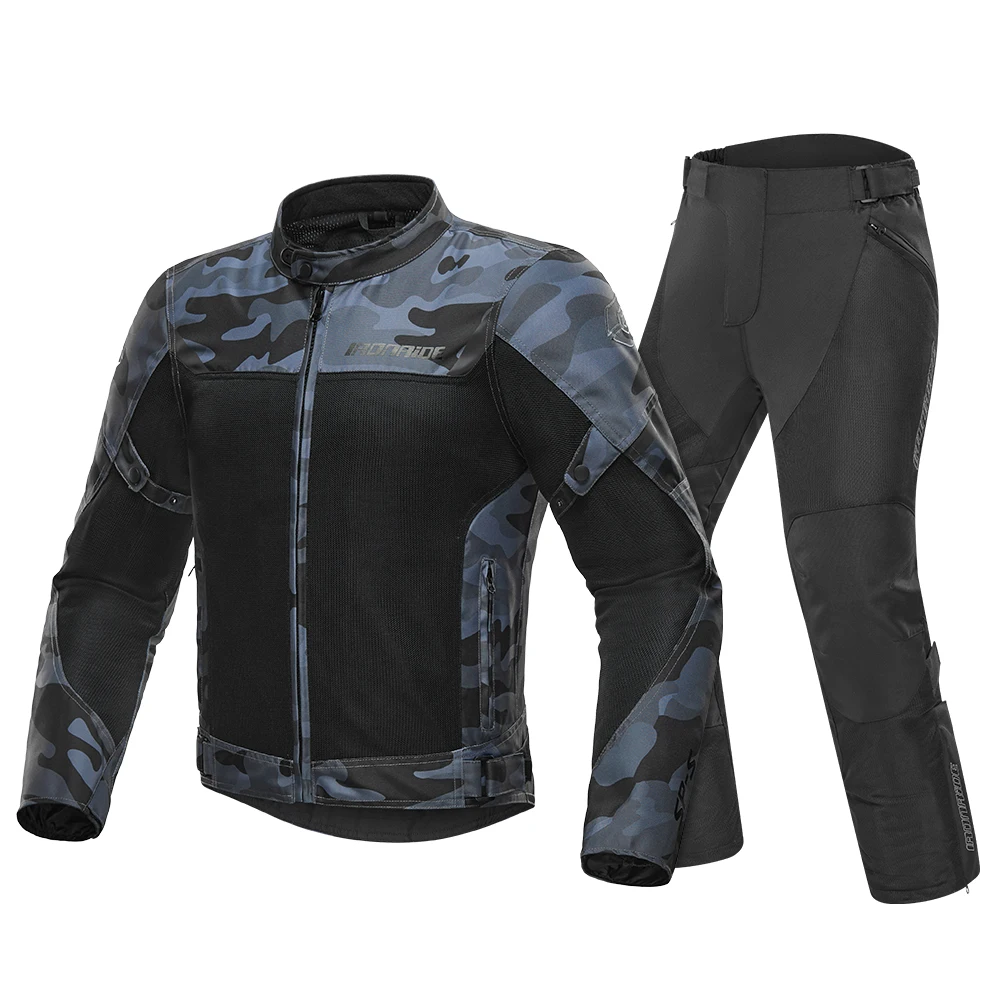 

Summer Motorcycle Jacket Men Breathable Moto Jacket Outdoor Motorbike Riding Pants Wear Detachable Clothing Motorcycle Equipment