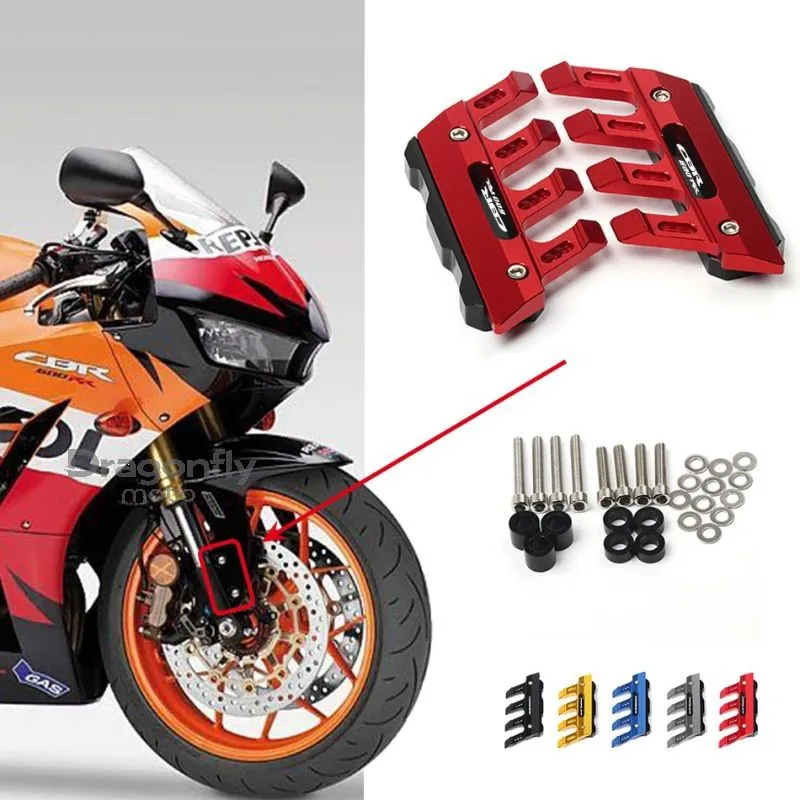 

Для Honda CBR600RR CBR 600RR мотоцикла, защита передней вилки, слайдер для крыла, аксессуары 600RR, брызговик 2004 2005 2006-2013