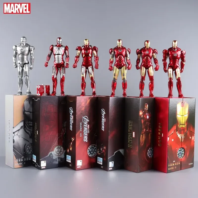 ZD Toys Marvel Studios Iron Man MK3 Action Figure MK35 MK24 MK40 MK38 Tony Stark Ironman Figure Action Collect Toy Gift - view 2